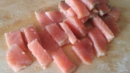 Рецепт огуречных роллов с семгой