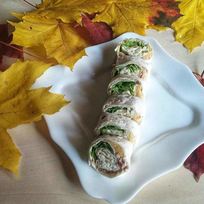 Ролл с печенью трески