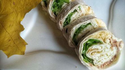 Рецепт ролла с печенью трески