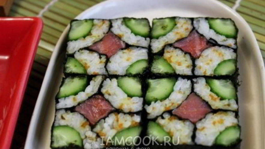 Рецепт роллов мозаика