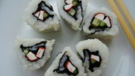 Рецепт роллов рисом наружу
