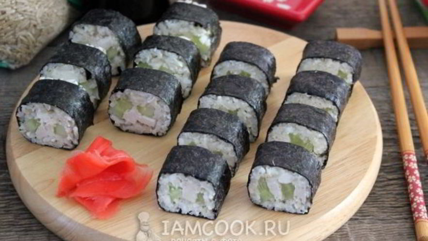 Рецепт роллов с бурым рисом