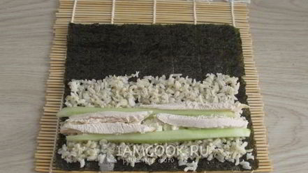 Рецепт роллов с бурым рисом