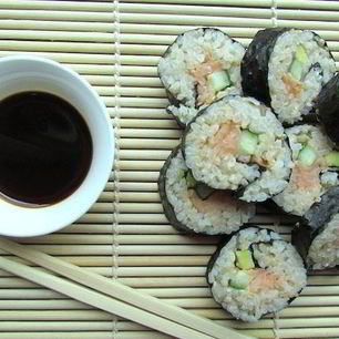 Рецепт Роллов с копченым лососем