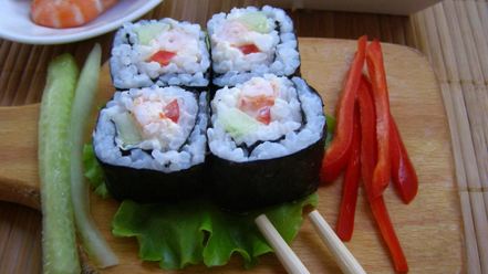 Рецепт роллов с креветками домашние