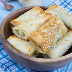 Рецепт Роллов с курицей и овощами