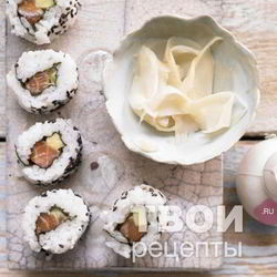 Рецепт Роллов с лососем