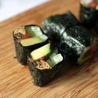 Рецепт Роллов с мидиями и овощами