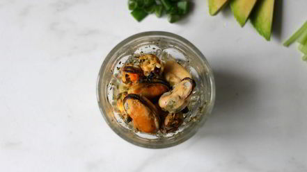 Рецепт роллов с мидиями и овощами