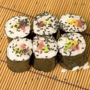 Рецепт Роллов с тунцом и овощами