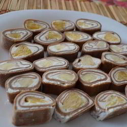 Рецепт Сладкого ролла с фруктами