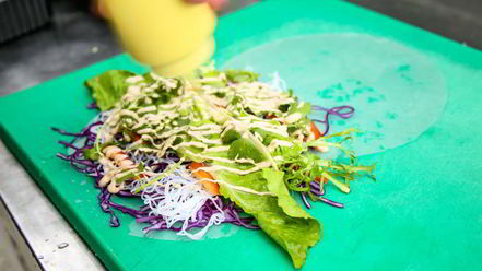 Рецепт спринга ролл с овощами