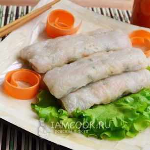 Рецепт Спринга роллы с курицей