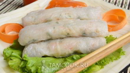 Рецепт спринга роллы с курицей