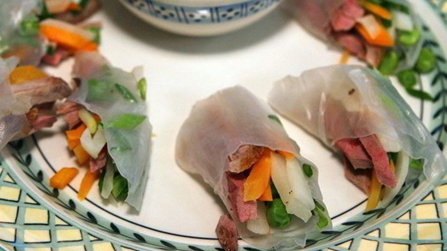 Рецепт спринга-роллов с уткой