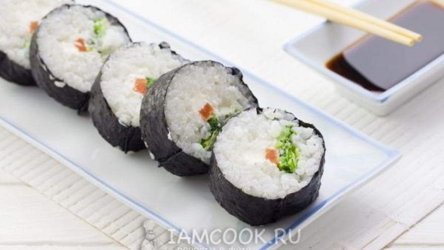 Рецепт вегетарианских роллов