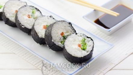 Рецепт вегетарианских роллов