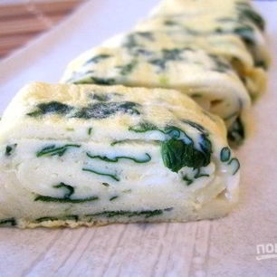 Рецепт Яичного ролла на завтрак