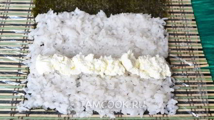 Рецепт запеченных роллов с лососем