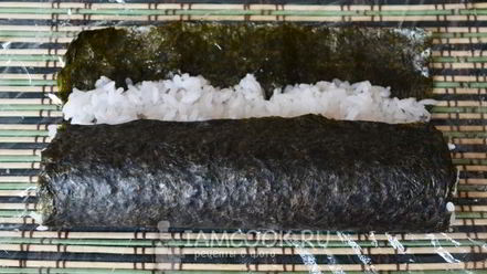 Рецепт запеченных роллов с лососем