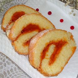 Рецепт Бисквитного быстрого рулета за 5 минут