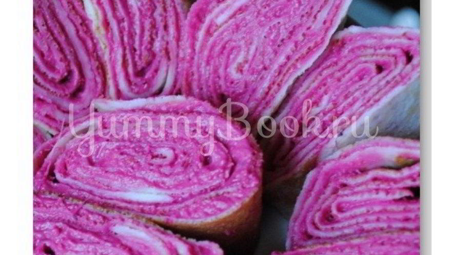 Рецепт блинных рулетиков