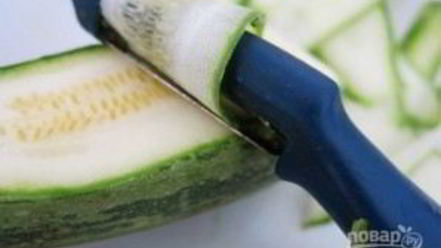 Рецепт быстрых рулетиков с цуккини