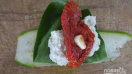 Рецепт быстрых рулетиков с цуккини