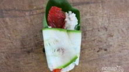 Рецепт быстрых рулетиков с цуккини