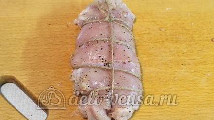 Рецепт куриного рулета с черносливом