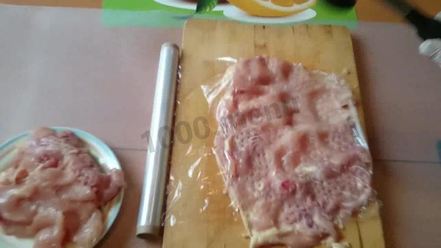 Рецепт куриного рулета с желатином в пищевой пленке