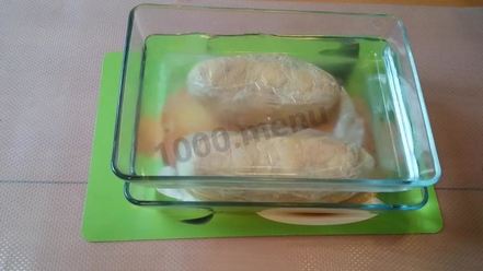 Рецепт куриного рулета с желатином в пищевой пленке