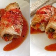 Рецепт Куриных рулетиков с овощами