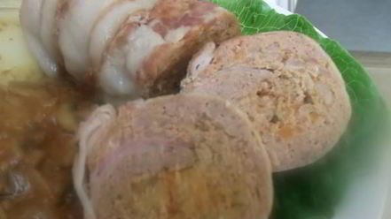 Рецепт мясного рулета с беконом