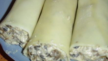 Рецепт мясного рулета с каннелони