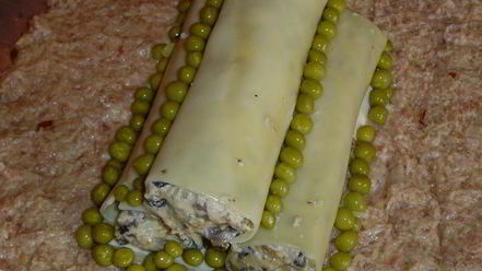 Рецепт мясного рулета с каннелони