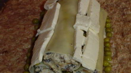 Рецепт мясного рулета с каннелони