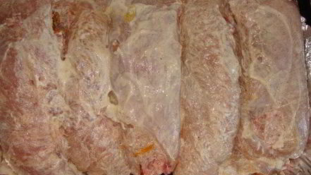 Рецепт мясного рулета с сухофруктами