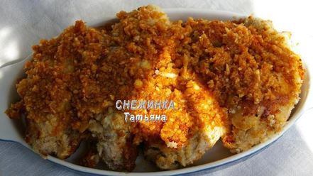 Рецепт мясных рулетиков с яблоком