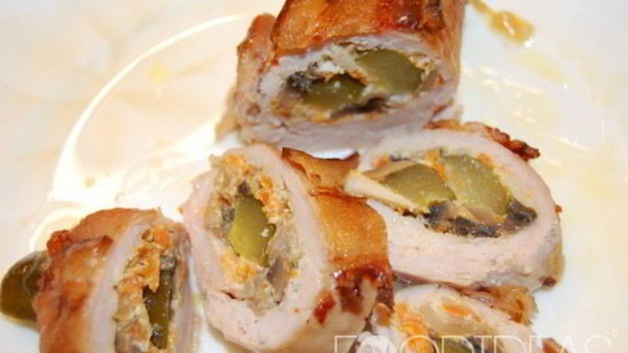 Рецепт мясных рулетиков в духовке