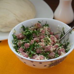 Рецепт Начинки для рулета из ветчины