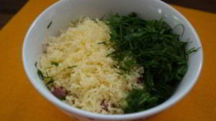 Рецепт начинки для рулета из ветчины