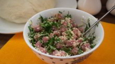 Рецепт начинки для рулета из ветчины