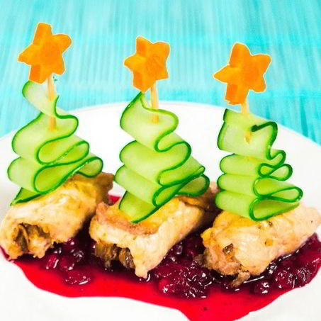 Рецепт Новогодних рулетиков