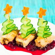 Рецепт Новогодних рулетиков