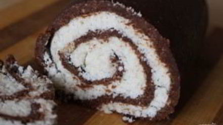 Рецепт рулета брауни без выпечки