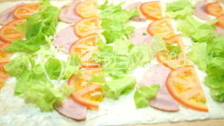 Рецепт рулета из лаваша закусочный