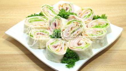 Рецепт рулета из лаваша закусочный