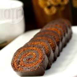 Рецепт Рулета из орехов, сухофруктов и ягод годжи