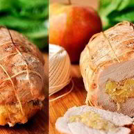 Рецепт Рулета из свинины с яблоками